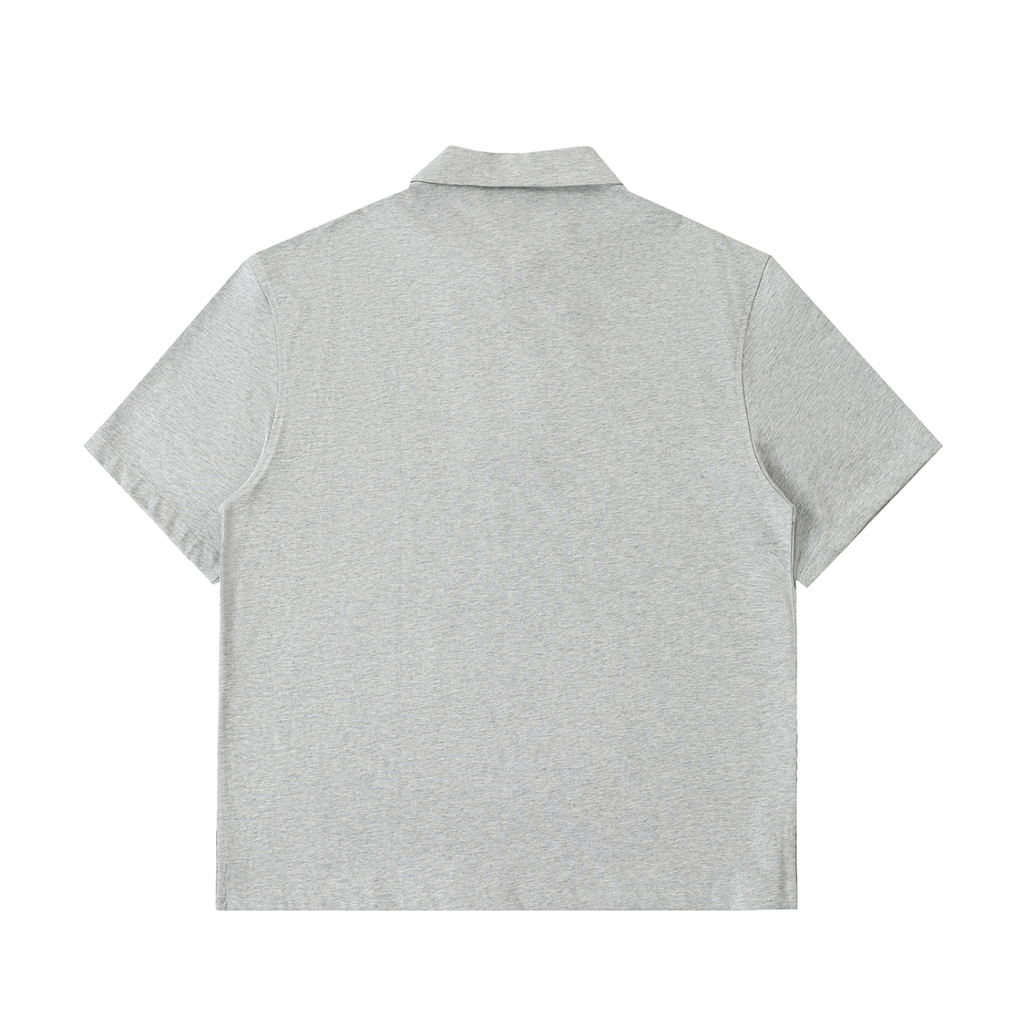 SAINT VERNONA Half-Zip Cotton Polo Shirt