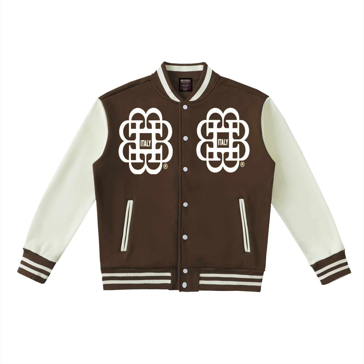 BB Two-Tone Fleeced Varsity Jacket