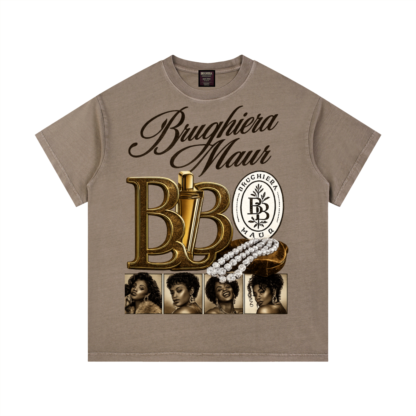 MAUR Vintage Wash Cotton T-Shirt