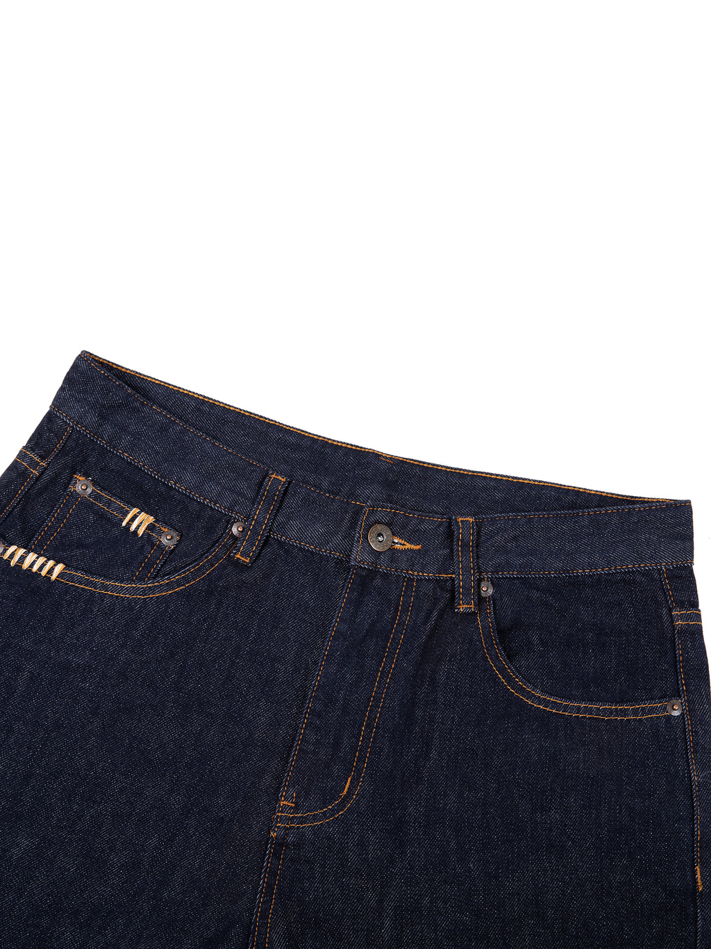 SAMURAI REBELS Heavyweight Straight Leg Denim Jeans