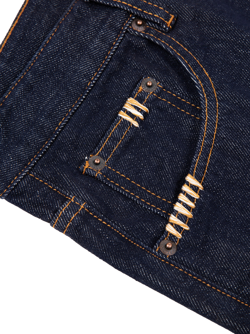 SAMURAI REBELS Heavyweight Straight Leg Denim Jeans